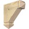Ekena Millwork Traditional Arts & Crafts Rough Sawn Bracket, Douglas Fir, 4"W x 14"D x 14"H BKT04X14X14TRA03RDF - alternate 1